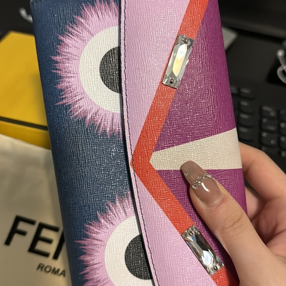 Authentic Fendi Long Wallet Monster Limited Edition - Picture 7 of 10